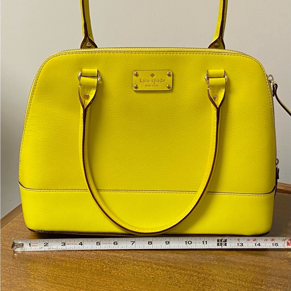 Kate spade Yellow Women's Bag with Polka Dot interior lining - Picture 7 of 8